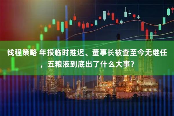 钱程策略 年报临时推迟、董事长被查至今无继任，五粮液到底出了什么大事？